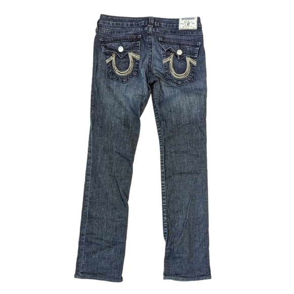 TRUE Religion straight seat blue jeans size 29 - Picture 2 of 14